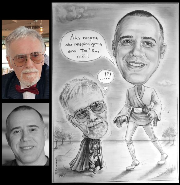 Cadouri inedite - Caricaturi, portrete, tablouri pictate - dupa fotografie
