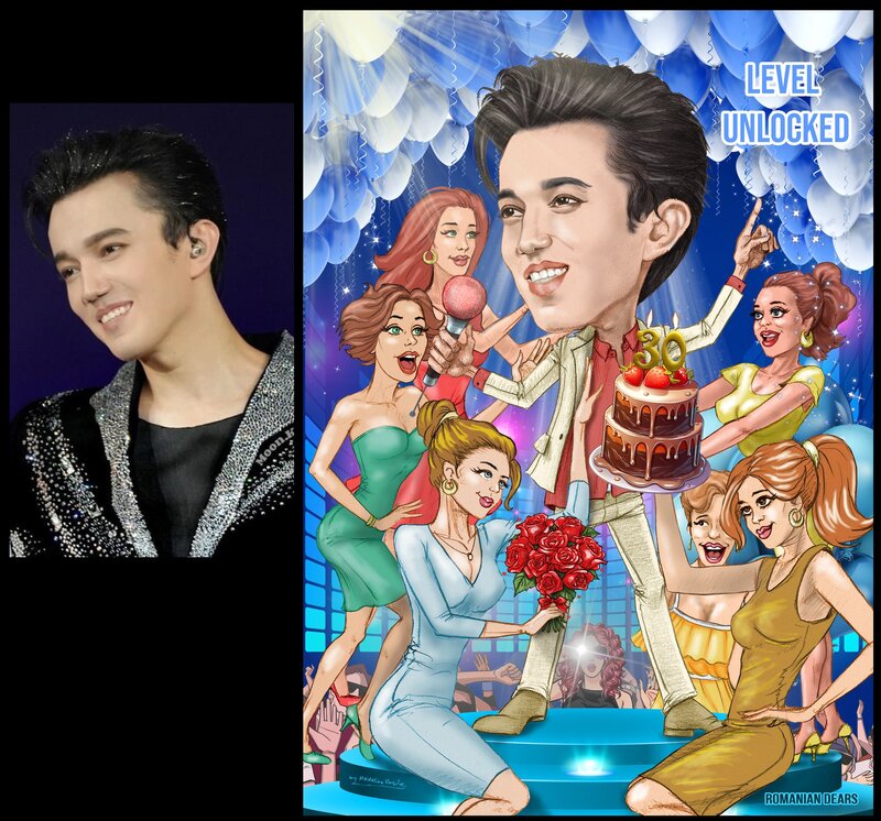 Cadouri inedite - Caricaturi, portrete, tablouri pictate - dupa fotografie