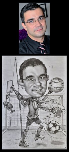 Cadouri inedite - Caricaturi, portrete, tablouri pictate - dupa fotografie